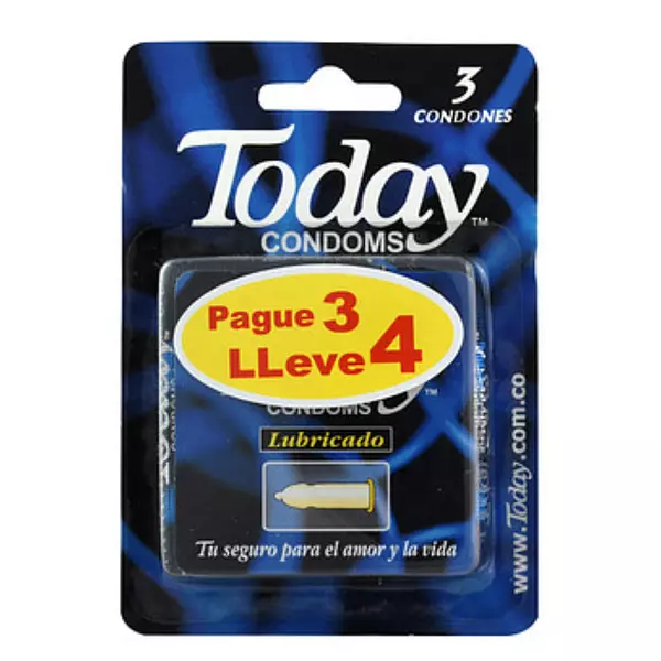 Preservativo Today Lubricado Pague 3 Lleve 4