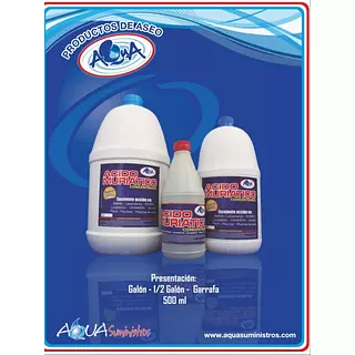 Acido Muriático 1/2 Galón