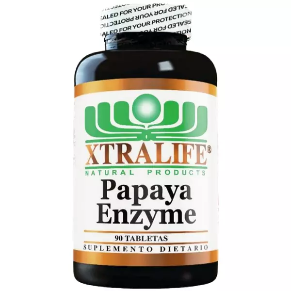 Papaya Enzyme 90 Tabletas Xtralife