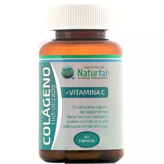 Colágeno Hidrolizado 60 Cápsulas Naturfar
