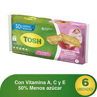 Galletas Tosh Yogurt Fresa