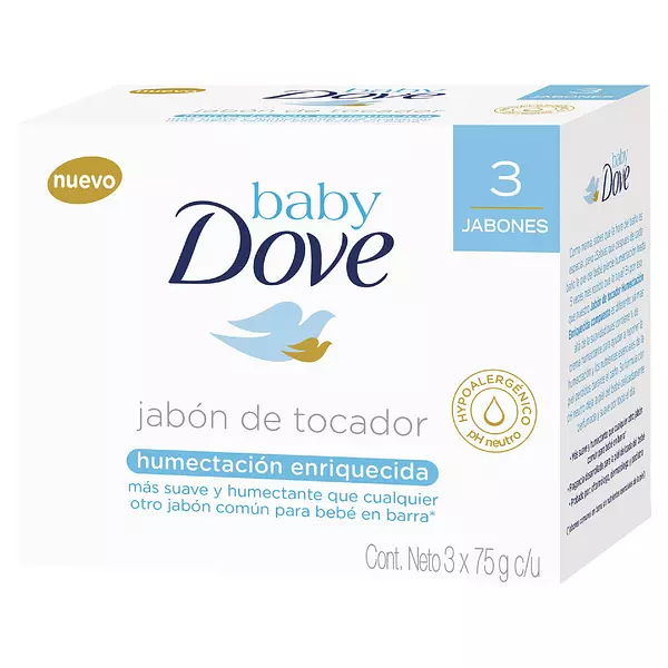 Jabón Dove Baby Humectante Enriquecida