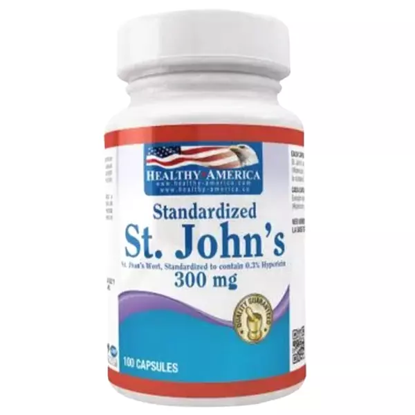 St. Jhons Wort 300 Mg 100 Cápsulas Healthy América