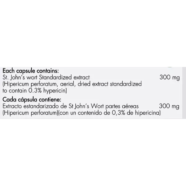St. Jhons Wort 300 Mg 100 Cápsulas Healthy América