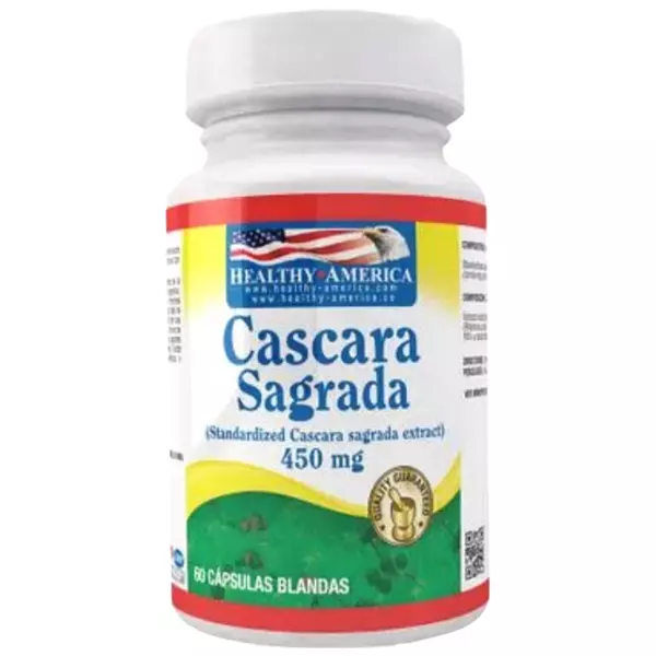 Cascara Sagrada 450 Mg 60 Cápsulas Blandas Healthy América