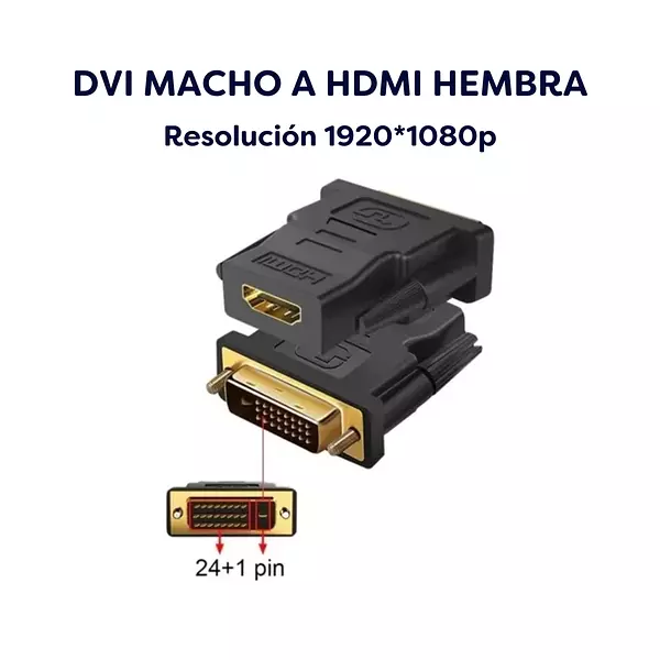 Conversor Dvi 24+1 A Hdmi