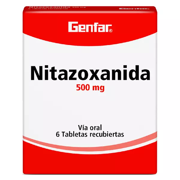 Nitazoxanida Gf Tableta 500 Mg