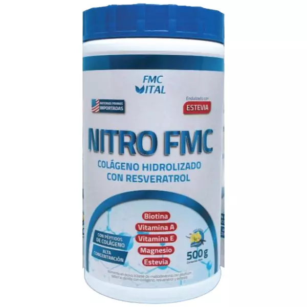 Colageno Hidrolizado Nitro Fmc 5.000 Mg X500 Gr