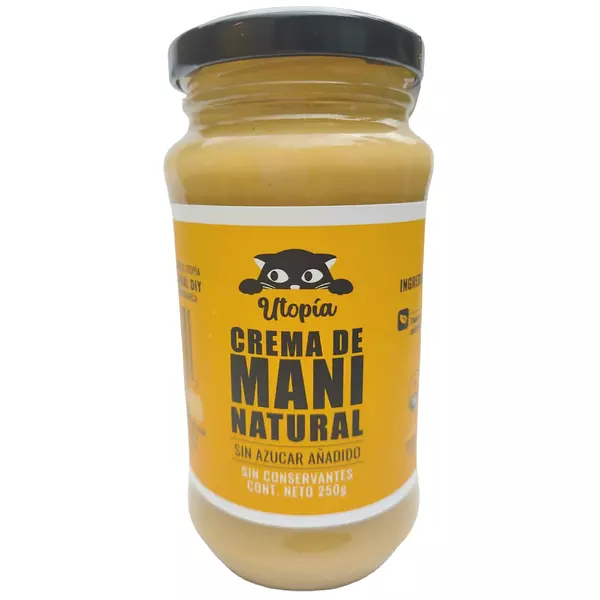 Crema De Maní 250 Gr Utopía