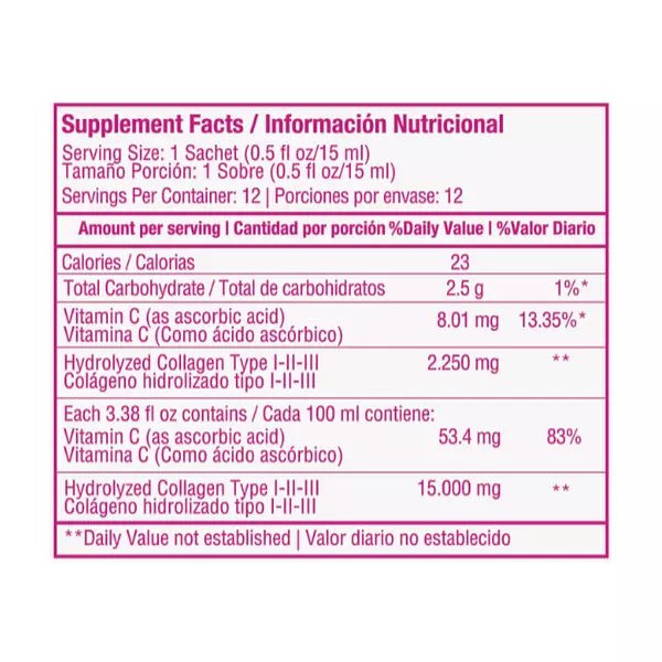 Collagener Collagen+Vitamin C 12 Sachets Healthy América