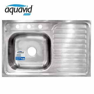 Lavaplatos 80 X 50 Poz Derecha Aquavid