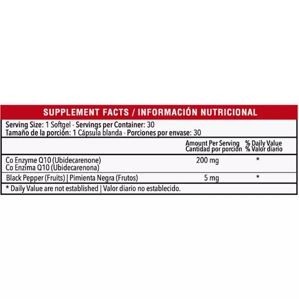 Coq-10 Plus Bioperine 30 Sofgels Healthy América