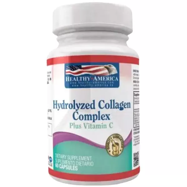 Colageno Hidrolizado 1500mg + Vit C Capsulas Healthy América