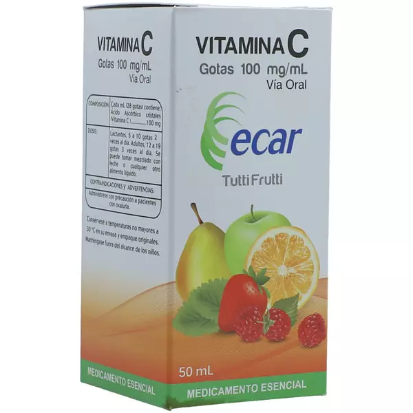 Vitamina C Gotas Ecar