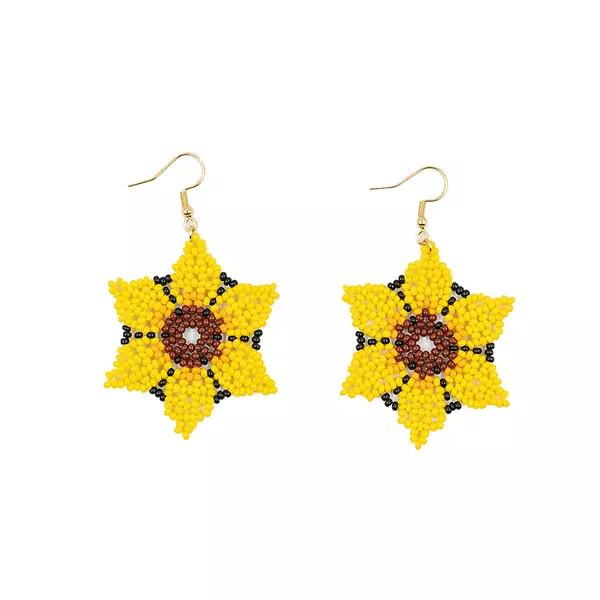 Aretes Girasol Aretes Sasa