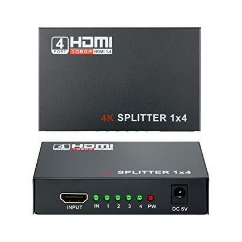 Splitter Hdmi 4 Ports 350 Mhz 3d Full Hd