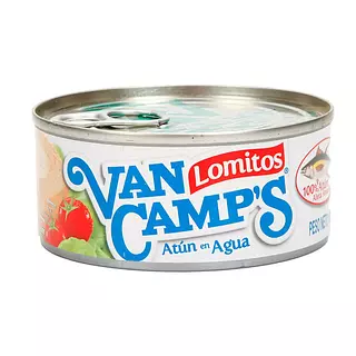 atún van camps lomos en agua