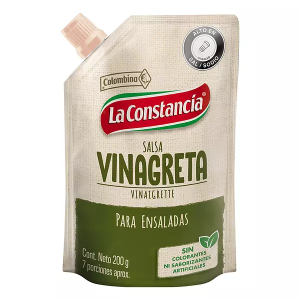 salsa vinagreta la constancia