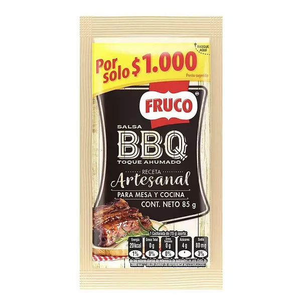 salsa bbq fruco artesanal