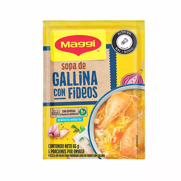  sopa de gallina con fideos magy