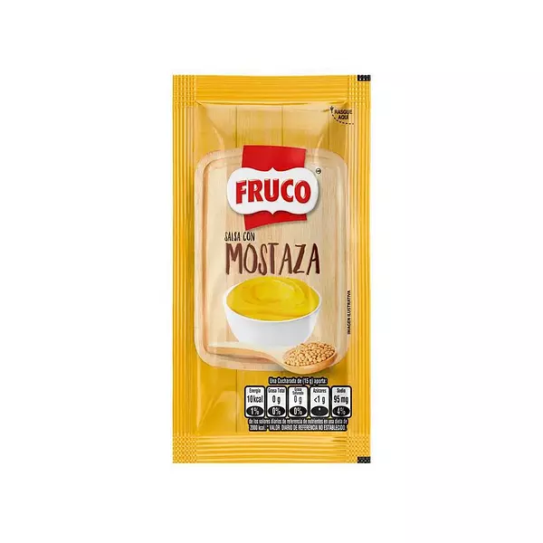 salsa con mostaza fruco