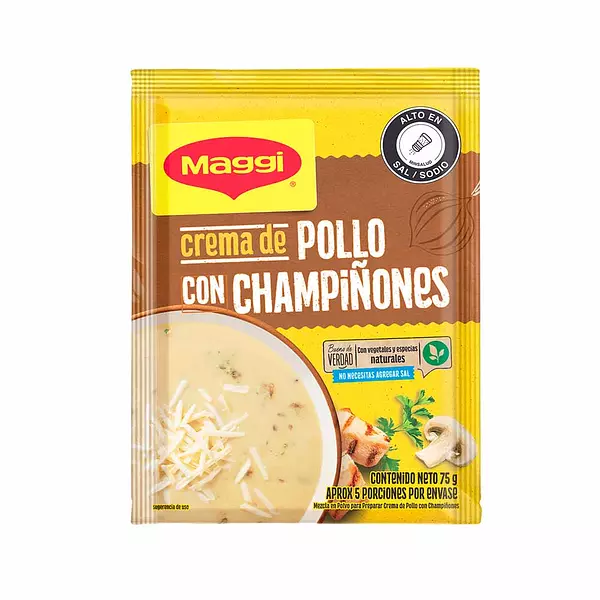 crema pollo con champíñonesmagy