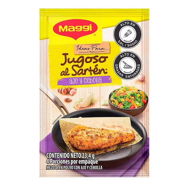  jugosos al sarten ajo y cebolla magy