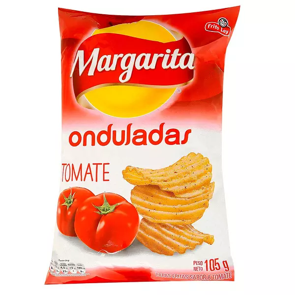 Papas Margaritas Onduladas Sabor Tomate