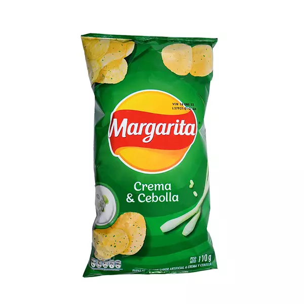 Papas Margaritas SAbor Crema y Cebolla 