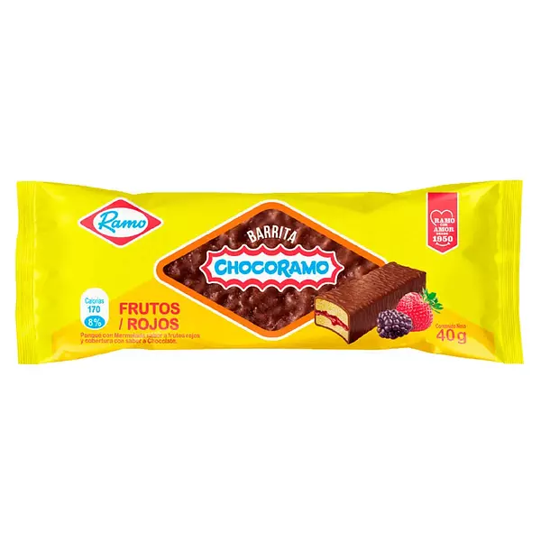 Chocorramo Barrita Frutos Rojos 