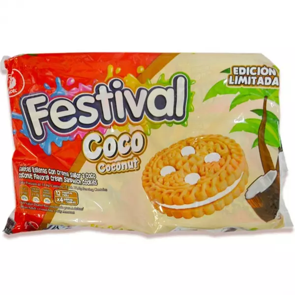 Galleta Festival Coco 12x4 