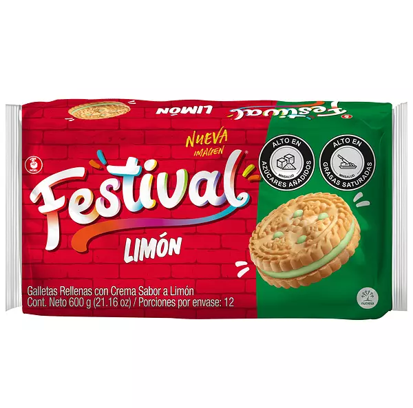 Galleta Festival  Limon 12x6