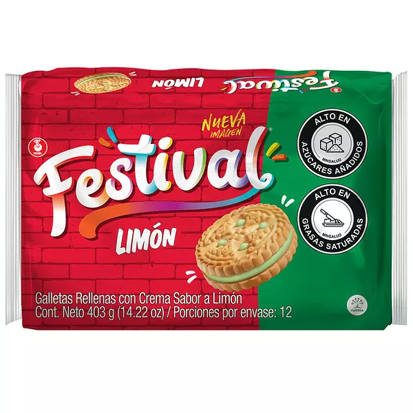 Galleta Festival  Limon 12x4