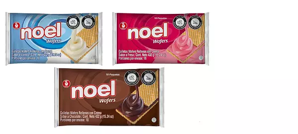 Galleta Wafers Noel Multisabor 