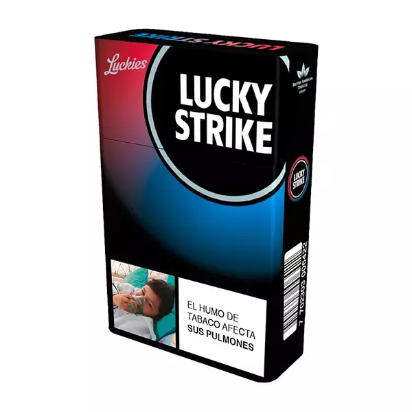 Cigarrillo  Lucky Strike Rojo Azul 