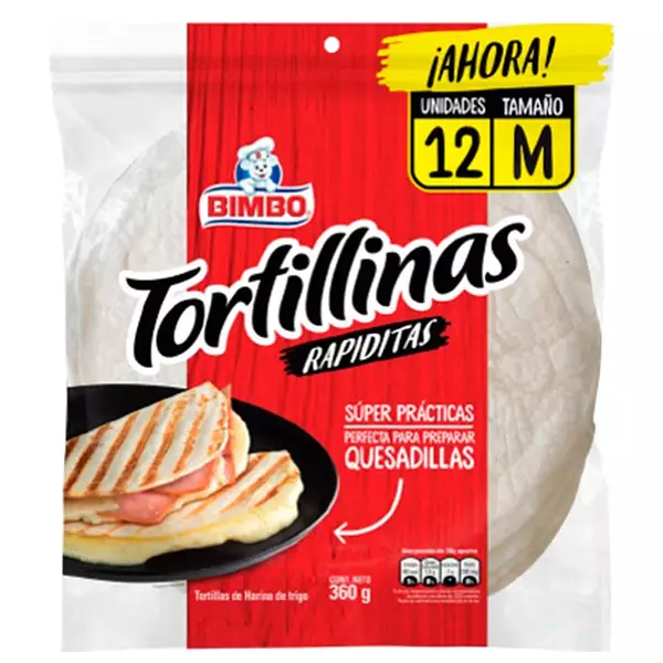 Tortillas Clasicas Bimbo Tamaño M 