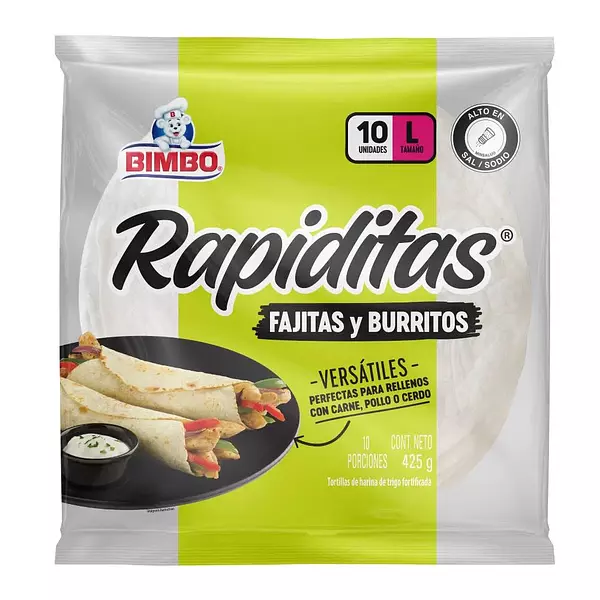 Tortillas Clasicas Bimbo Tamaño L 