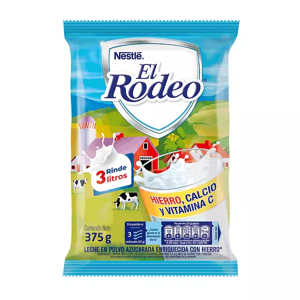 Leche en Polvo el Rodeo Hierro Calcio