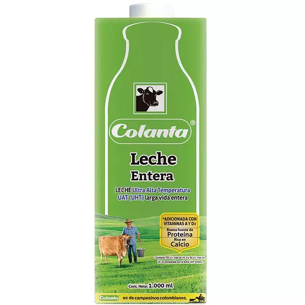 Leche Entera Colanta Caja 