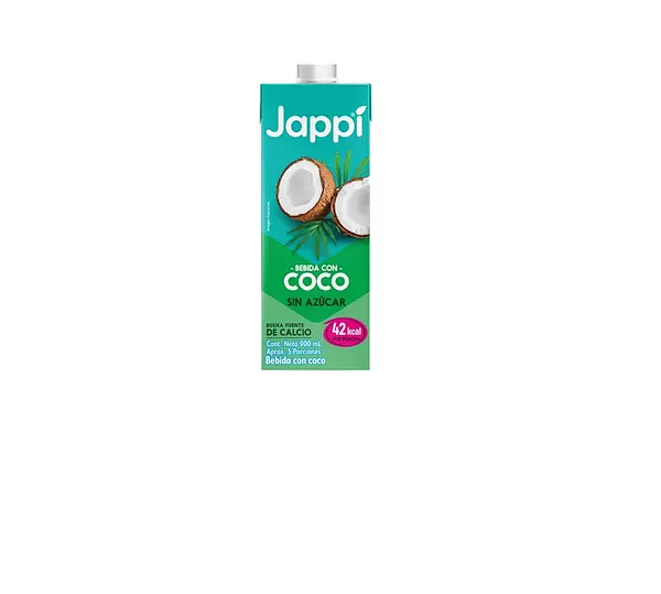 Bebida Jappi de Coco Sin Azucar 