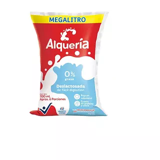 Leche Alqueria  Deslactosada 0 Grasa