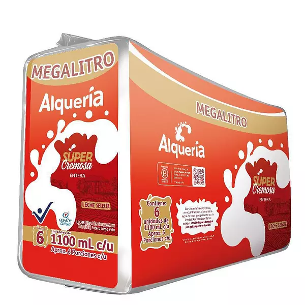 Leche Alqueria Entera Mega Sixpack