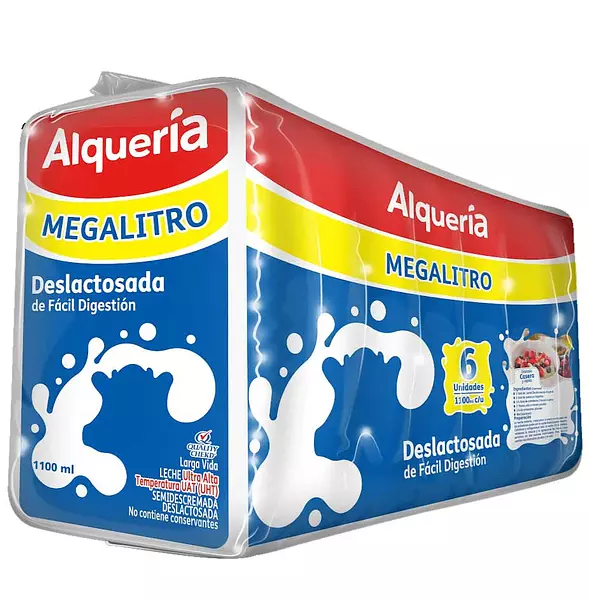 Leche Alqueria Deslactosada  Sixpack