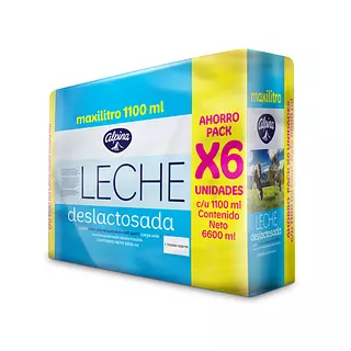 Leche Alpina Deslactosada Sixpack