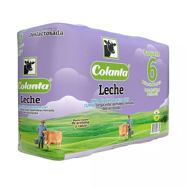 Leche Colanta Deslactosada Sixpack