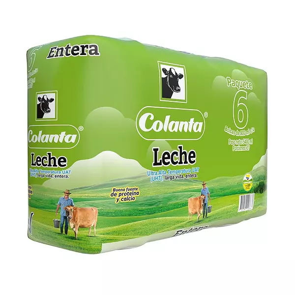 Leche Colanta Entera Sixpack