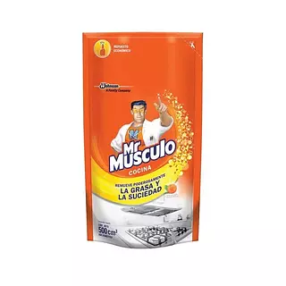 Mr Musculos Limpiador Liquido Cocina Naranja