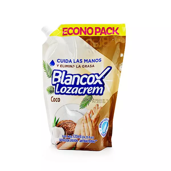 Blancox Loza Crem Lava loza liquido Coco