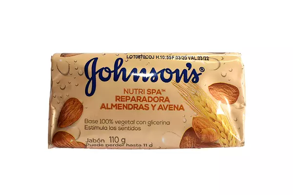 Jabon De Baño Johsons Nutri Spa Reparadora Almendras Y Avena