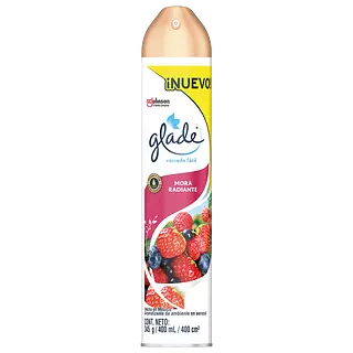 Aromatizante de ambiente en aerosol glade Elegancia de ámbar y madera